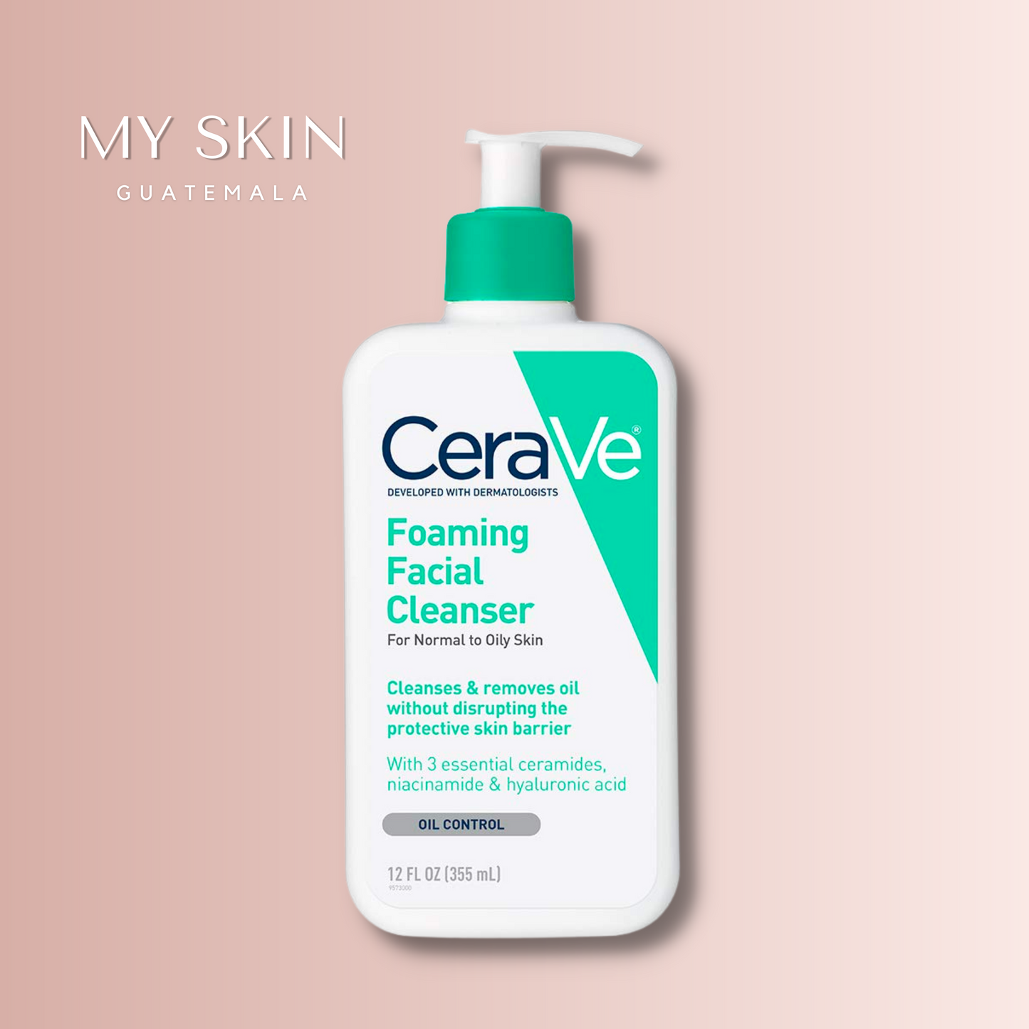 CeraVe Limpiador Facial Espumoso - Piel Normal a Grasa
