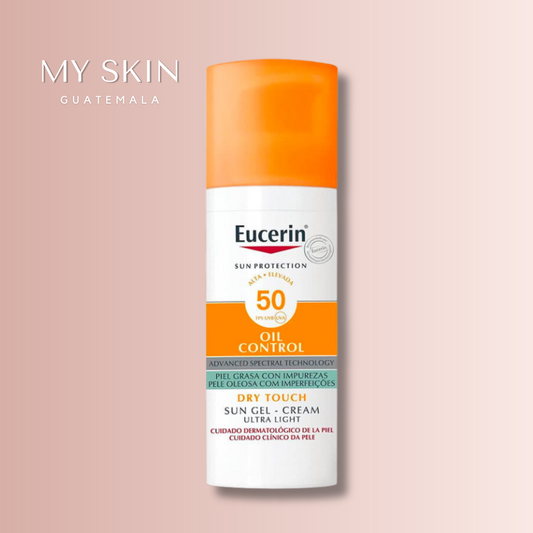 Eucerin Sun Oil Control Gel-Cream SPF50+ Toque Seco (Piel grasa/tendencia a acné)