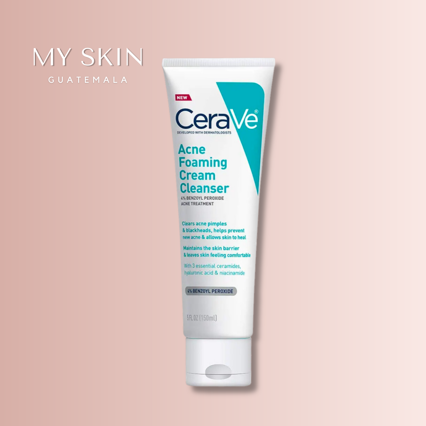 Acne Foaming Cream Cleanser - Limpiador con Peróxido de benzoílo al 4%