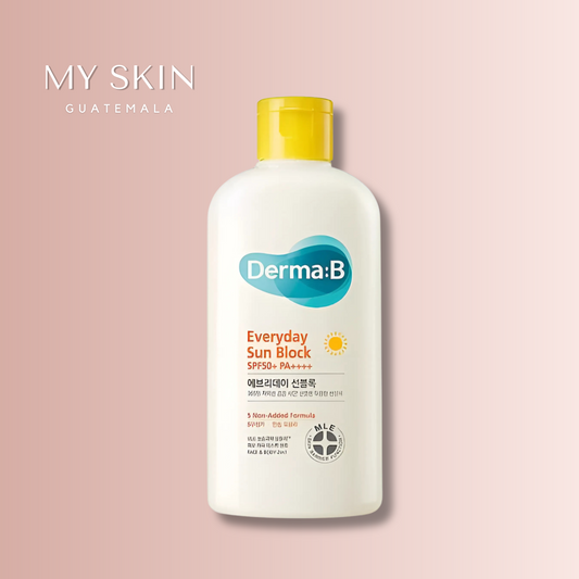 Derma: B - Everyday Sun Block 200ml (Protector Solar Coreano Para Cuerpo y Rostro)