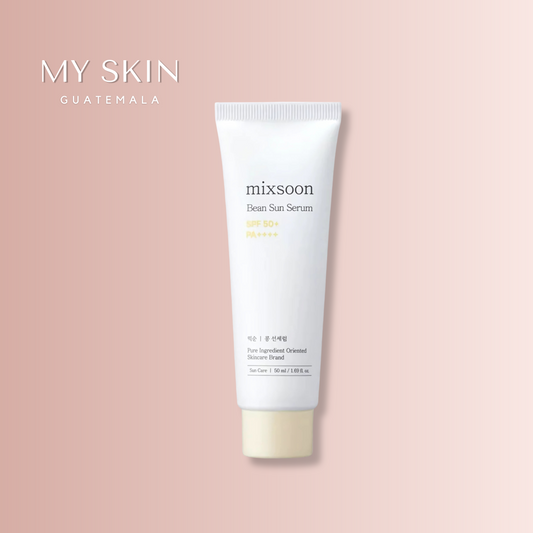 mixsoon -  Bean Sun Serum spf 50+ (Enriquecido con Hialurónico y Niacinamida)