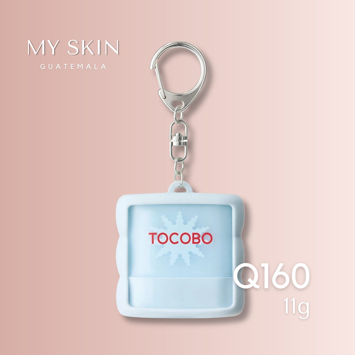 TOCOBO - Mini Cotton Soft Sun Stick + Key Ring Blue