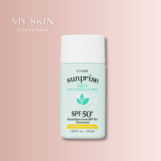 ETUDE - Sunprise MILD Airy Finish Sun Milk Spf 50+ (100% Mineral)