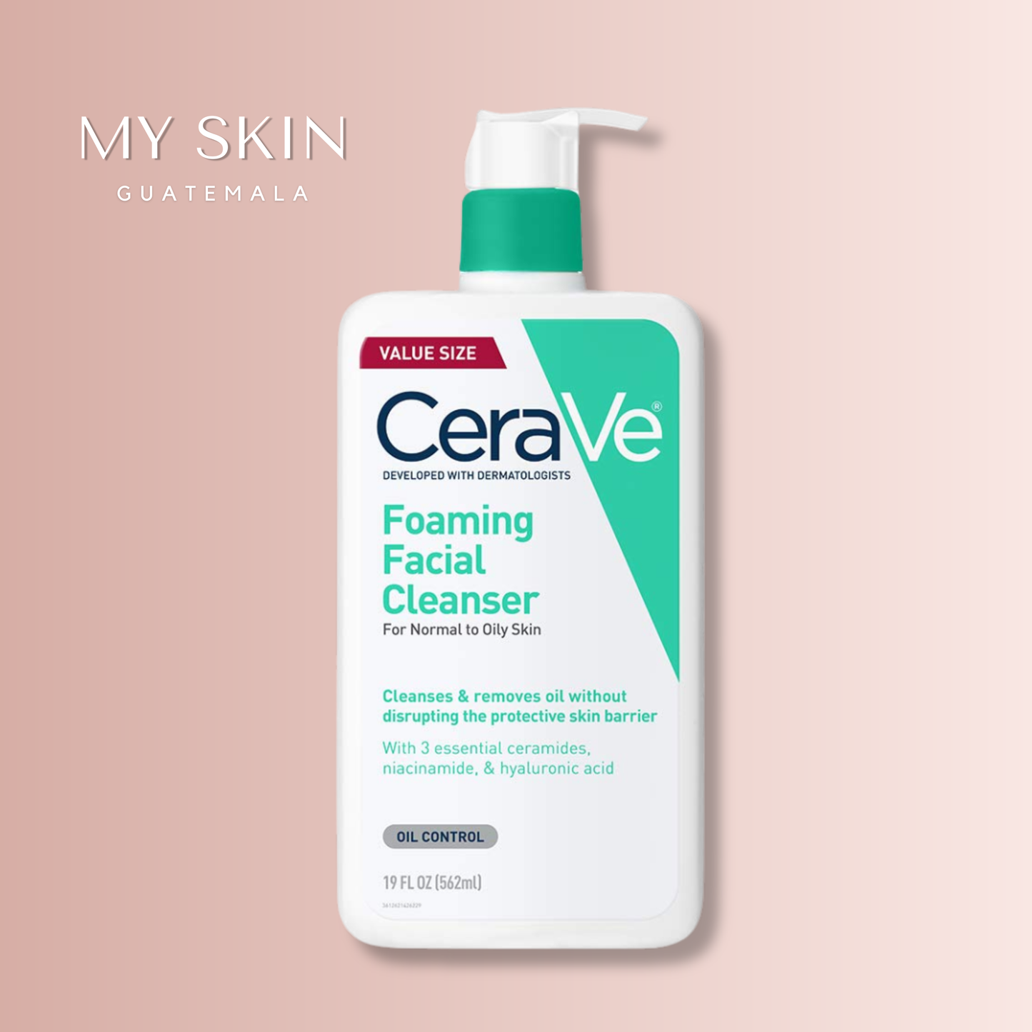 CeraVe Limpiador Facial Espumoso - Piel Normal a Grasa