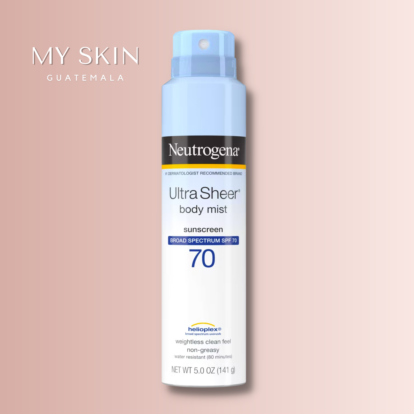 Ultra Sheer Sunscreen Body Mist SPF 70